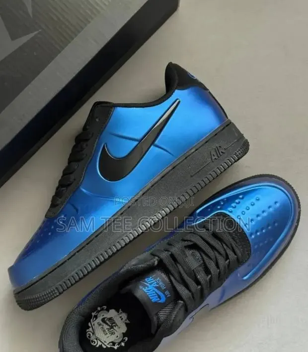 Original Nike Air Force 1 Foamposite Blue · Photo 1