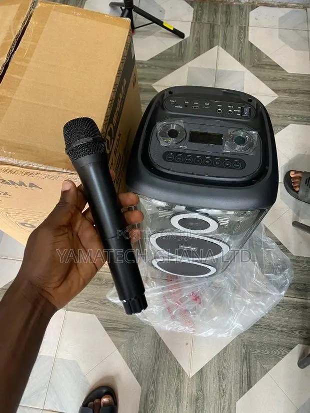 Sigma Super Quality Sound Party Rechargeable Speaker With Microphone · Photo 1