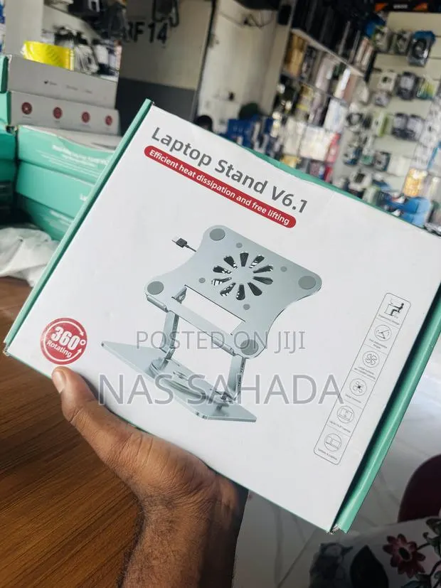 Laptop Stand With 360 Rotating Base · Photo 1