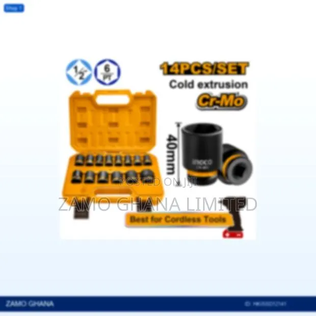 14 PCS 1/2"Dr. Impact Socket - Hkissd12141 · Photo 1