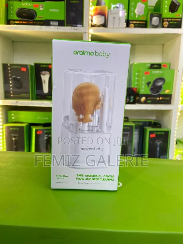 Oraimo Bottleclean Deep Cleaning Baby Bottle Brush Kit · Photo 1