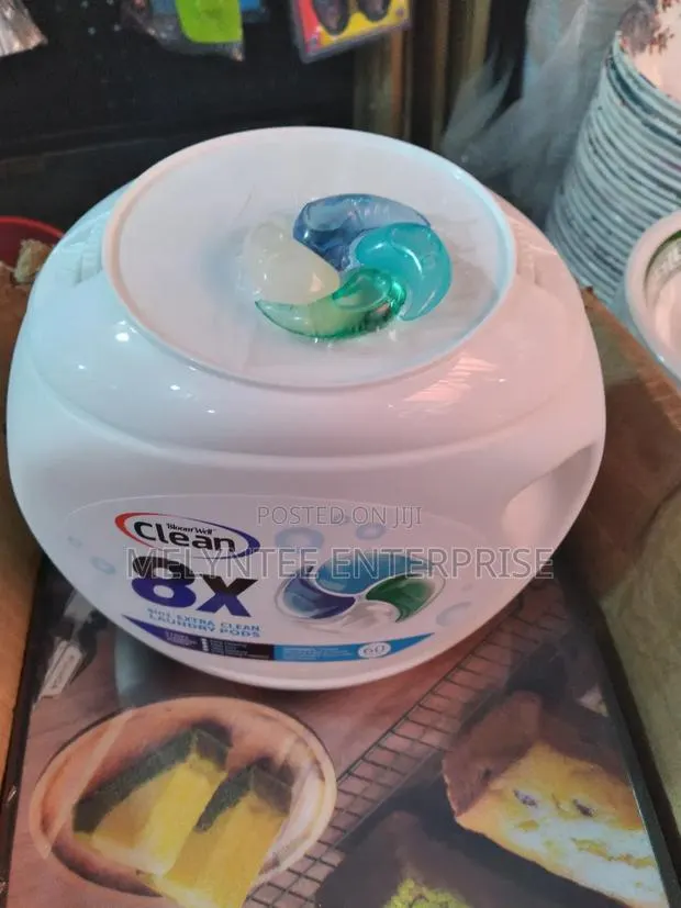 4 In1 Laundry Pods. Detergents,Stain Remover,Fabric Softener,Brightene · Photo 1