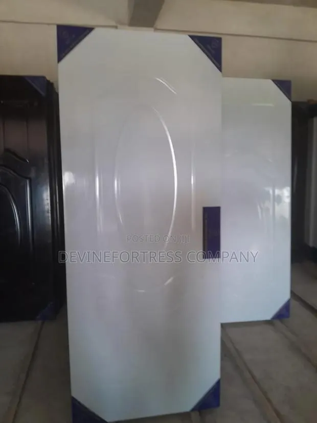 High Quality Wooden Coated With Metal Doors//Pannel White Color · Photo 1