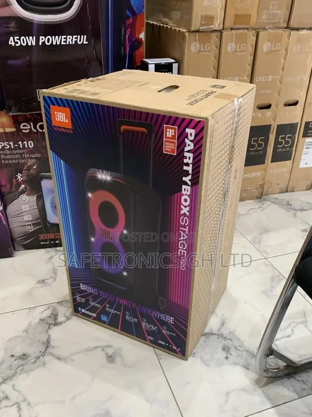 Classic JBL Partybox Stage 320 Bluetooth Wireless 240 Watts Speaker · Photo 1