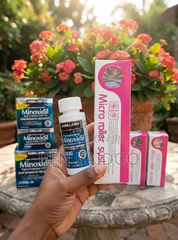 Kirkland Bottle and Derma Roller (Stronger Hair Roots) · Photo 1