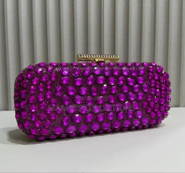 Luxury Crystal Rhinestone Evening Clutch Bag for Weddings Parties · Photo 1
