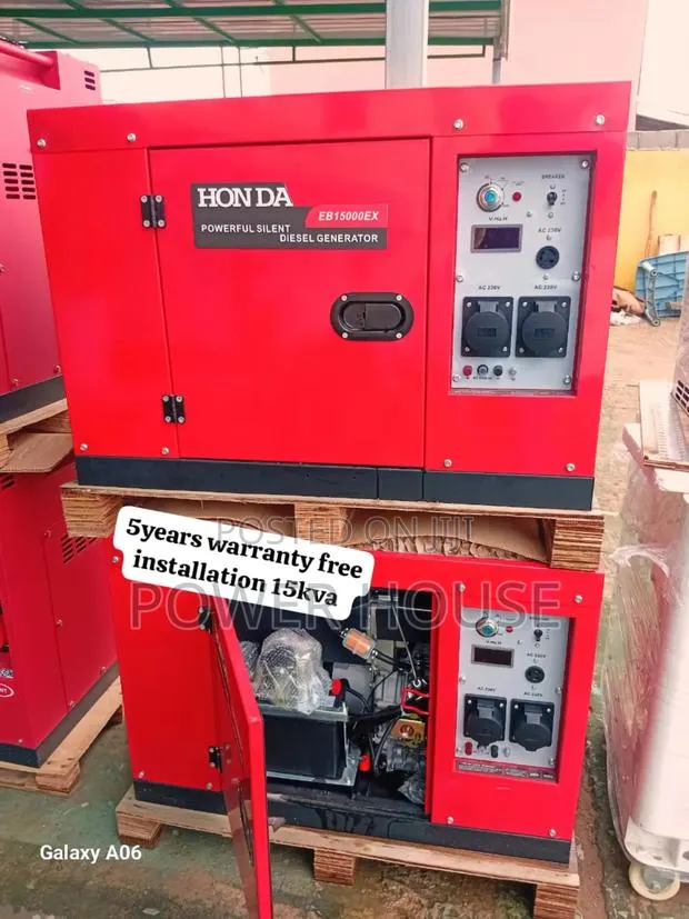 Elite Choronbase Honda Diesel Generator 15kva 16500watts · Photo 1