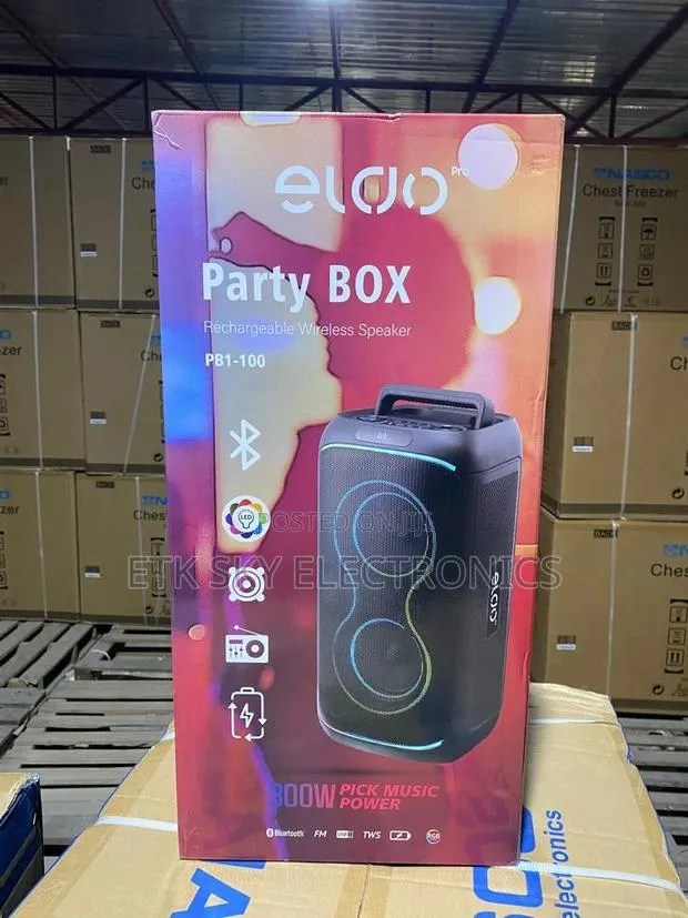 Eldo Pb1-100 Rechargeable Wireless Party Box Speaker 3002 · Photo 1