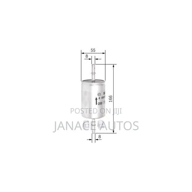 Alfa Romeo Audi Chevrolet Jaguar 8mm Inline Purflux Ep163 Fuel Filter · Photo 1