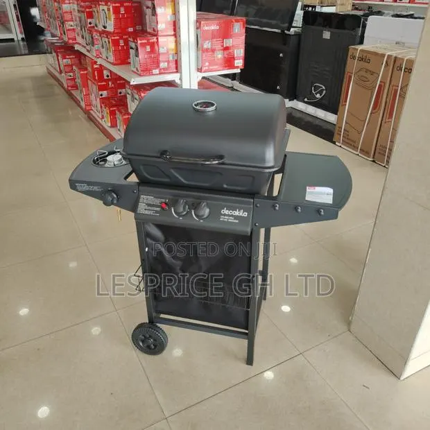 Decakila's Numero Uno 2 Burner Gas Black BBQ Grill · Photo 1