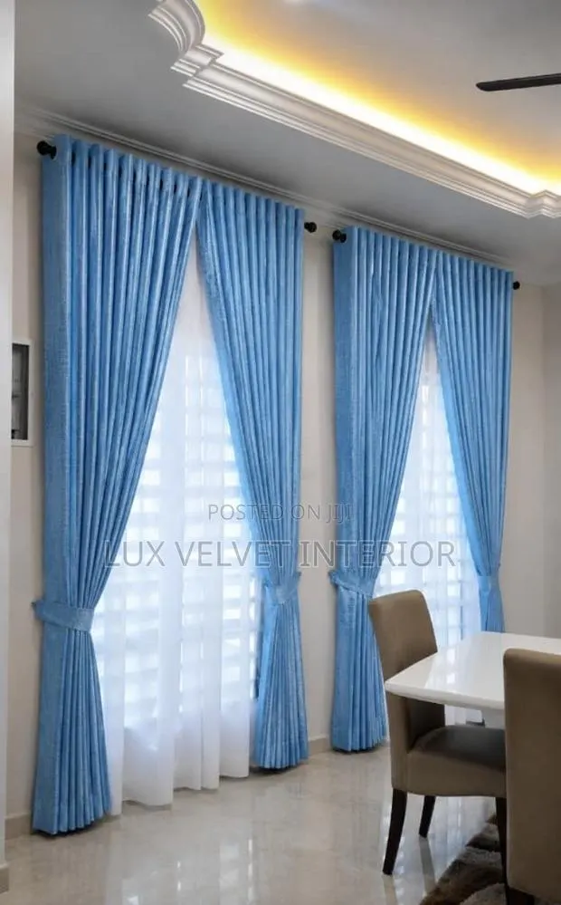 Quality Velvet Window Curtains With Sheer Inner · Photo 1