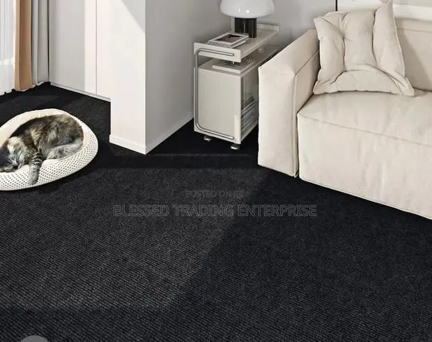 Black Woolen Carpet · Photo 1