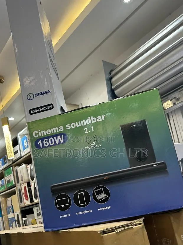 Just Approved Wireless 160 Watts Bluetooth SSB-Ly-S225w Sigma Soundbar · Photo 1