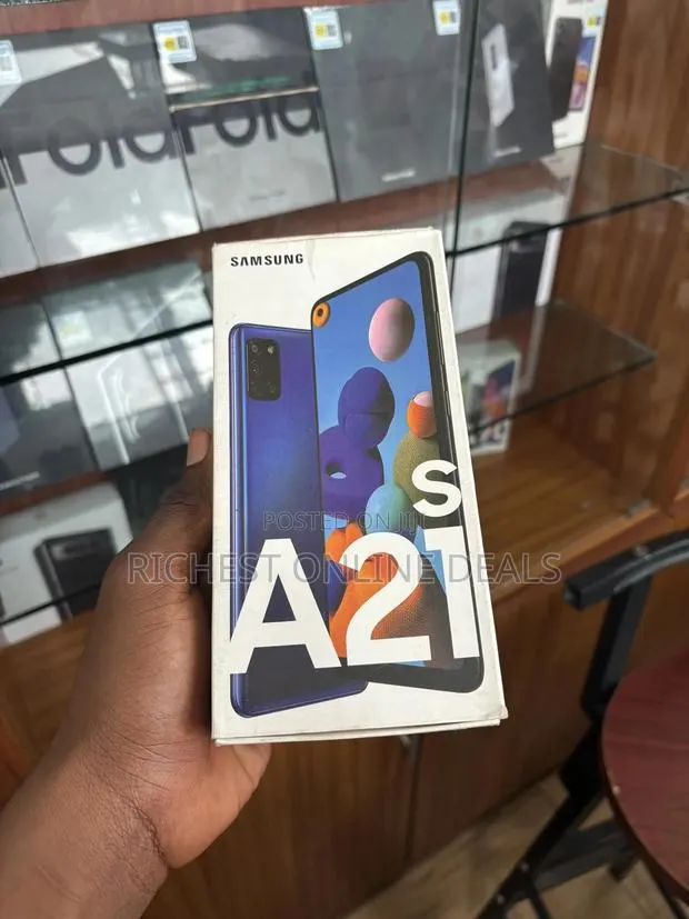 New Samsung Galaxy A21s 128 GB Blue · Photo 1