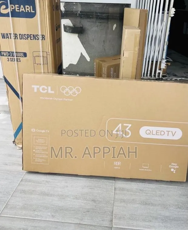 Check Out Classic TCL 43” Qled 4k Smart Screen TV(Black)Remote Control · Photo 1