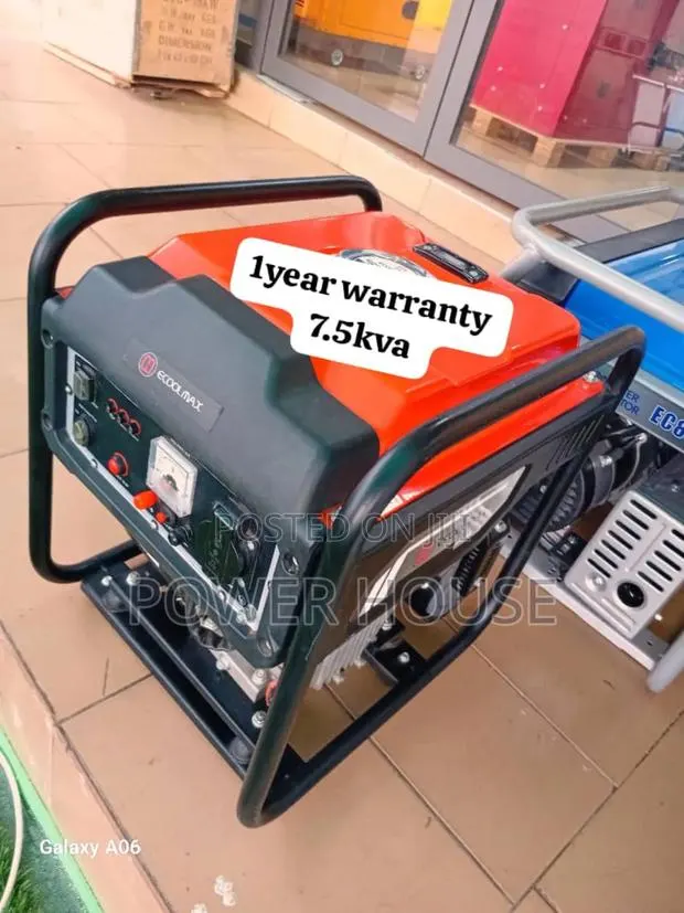 Vanter Salari 7.5kva 8500watts Petrol Generator Ecoolmax · Photo 1