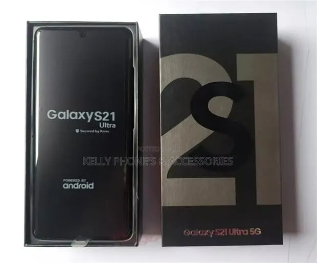 New Samsung Galaxy S21 Ultra 5G 512 GB Black · Photo 1