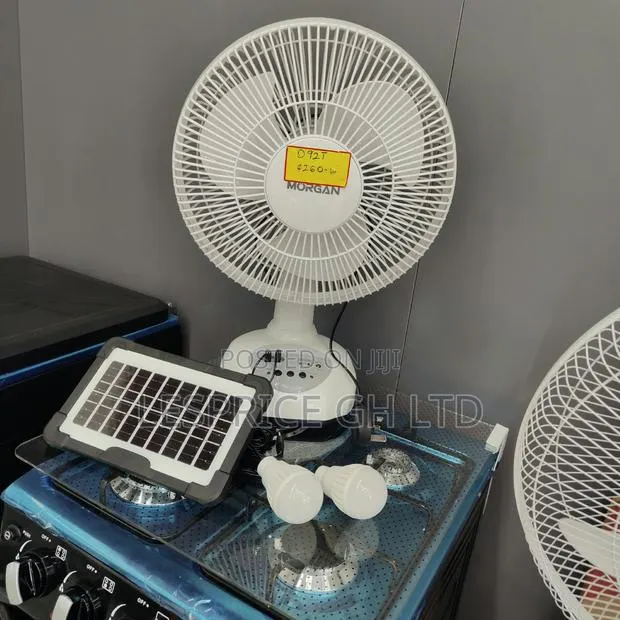Mega Price Drop on Our Ultra Modern Rechargeable Morgan Solar Fan · Photo 1