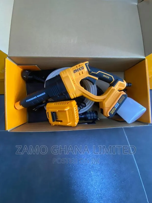Ingco Cordless Pressure Washer 20v - Cpwli20082 · Photo 1