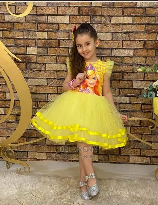 Baby Girl Cartoon Characters Princess Dress · Photo 1