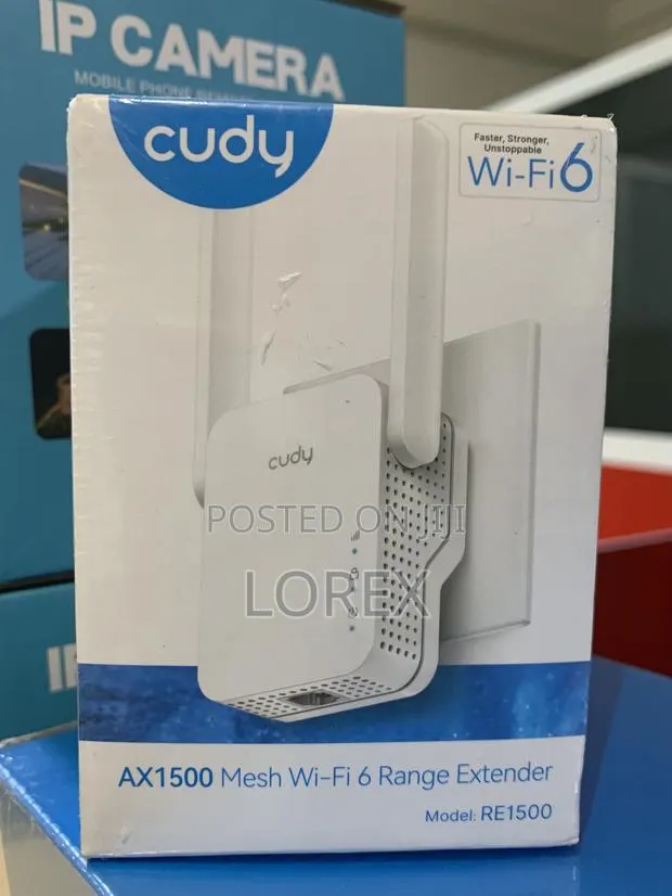 Cudy Re1500 Ax1500 Wifi 6 Range Wifi Extender Dual Band · Photo 1
