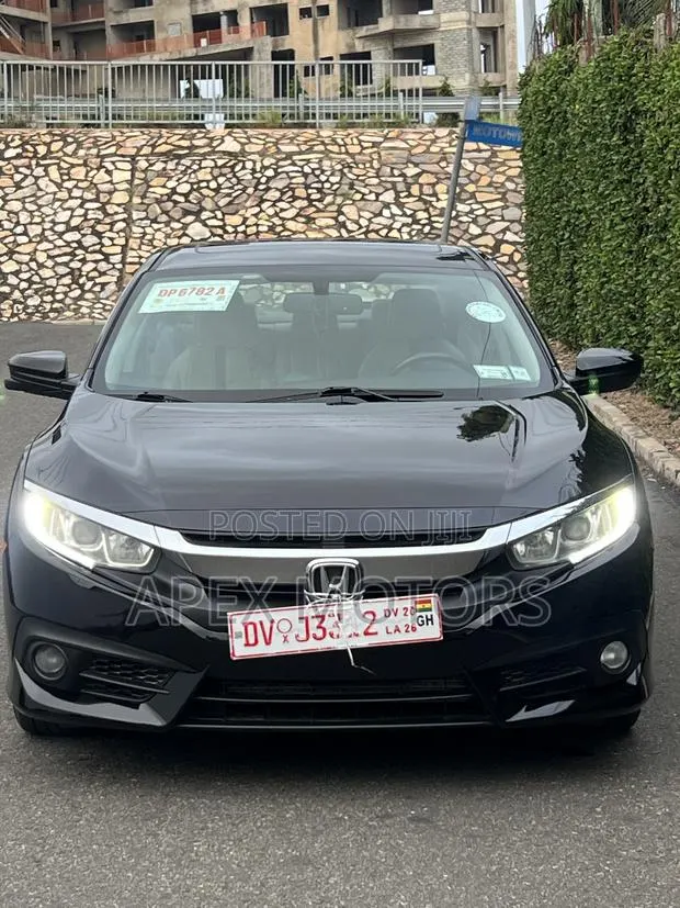 Honda Civic 2017 Black · Photo 1