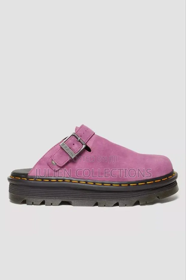 Dr Martens Zebzeg Mule Pink Suede · Photo 1
