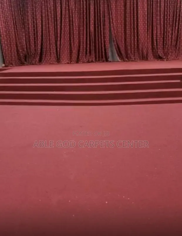Thick Wine Carpet for Auditorium, Hotels, Office Floor Activities · Photo 1