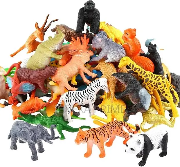 36pc Mr Nice Toys of Miniature Forest Animals · Photo 1