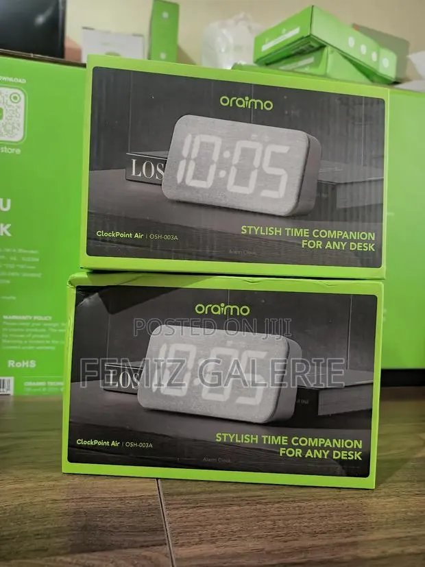 Oraimo Clockpoint Air Rechargeable Alarm Clock · Photo 5