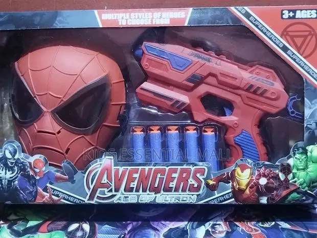 Spiderman,Mask,Toy and Web Shooter · Photo 1