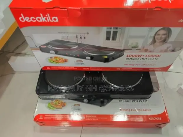 Double the Heat: Decakila Double Hot Plate · Photo 1