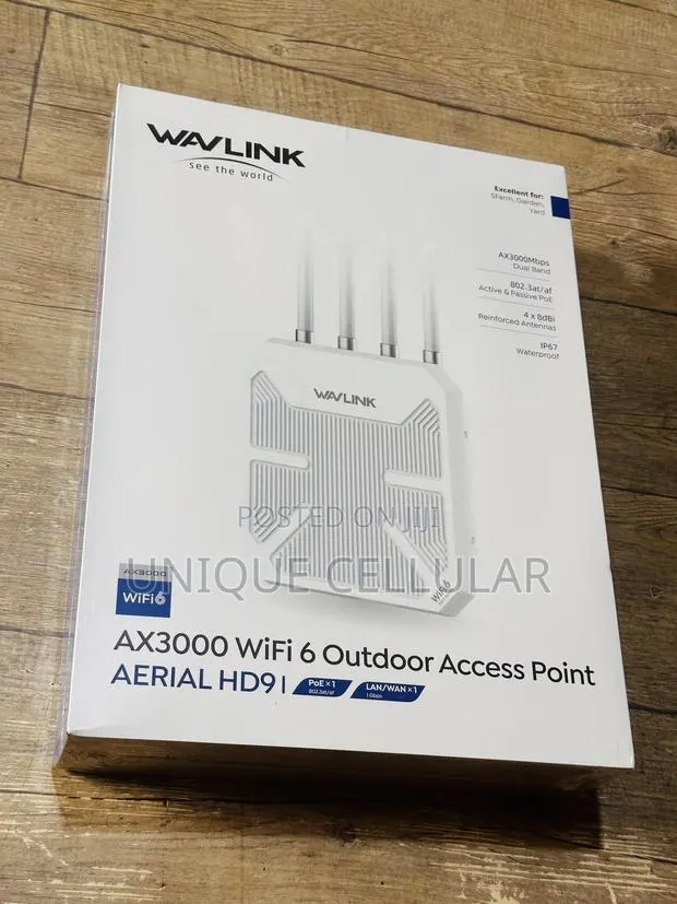 WAVLINK AX3000 WiFi 6 Outdoor Access Point AerialHD9I · Photo 1
