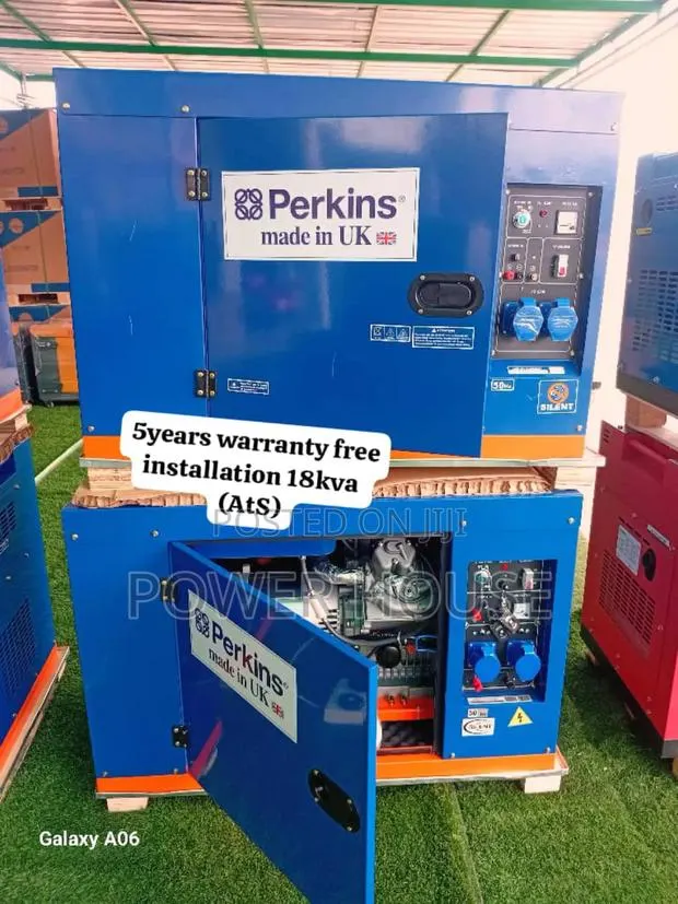 Aircool Eterna 18kva Generator 18kva Perkins Generator · Photo 1