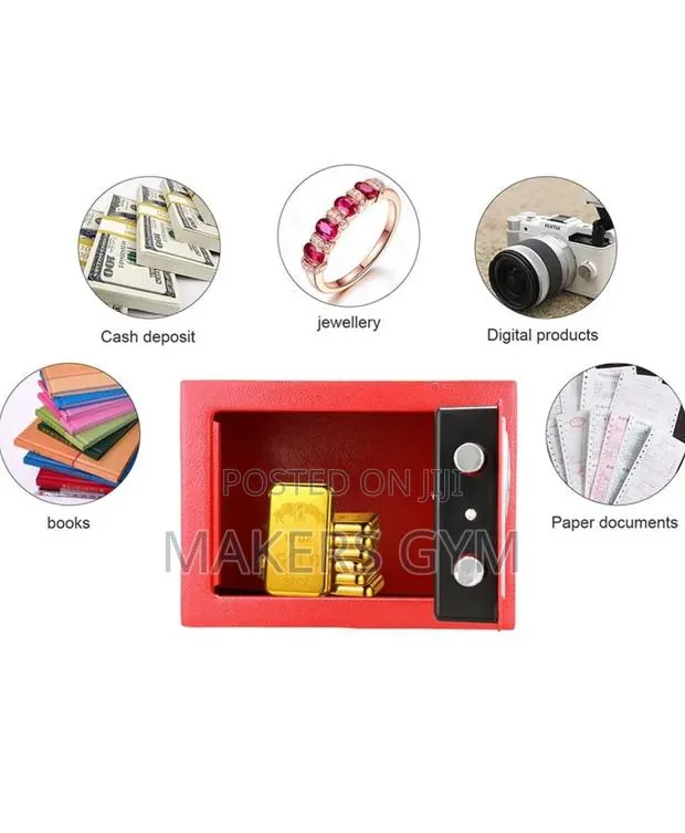 Electronic Keypad Lock Safe Box With Built-in 2 Locking Bolts · Photo 1