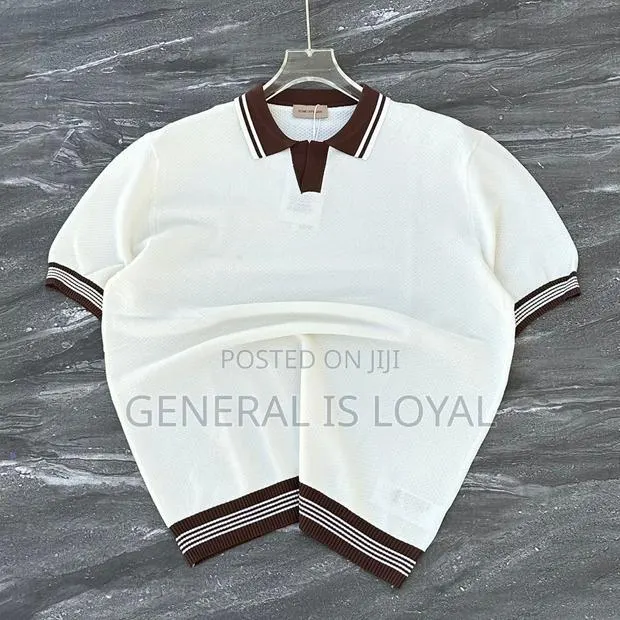Knit Polo Shirt Men’S Tops · Photo 1