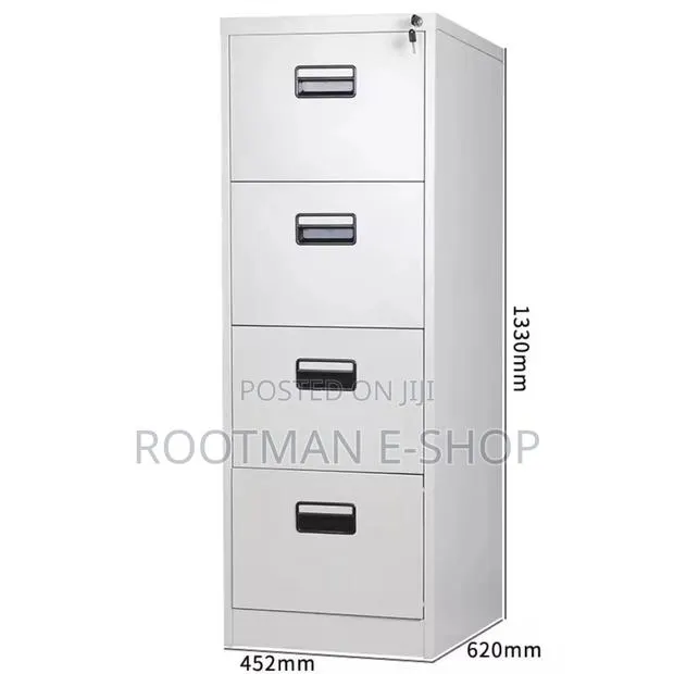 4-Drawer Steel Vertical Filing Cabinet. · Photo 1
