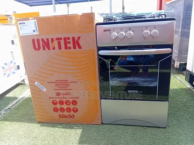 Unitex 4 Burner Gas Cooker – Four Powerful Burners for Your Kitchen · Photo 1