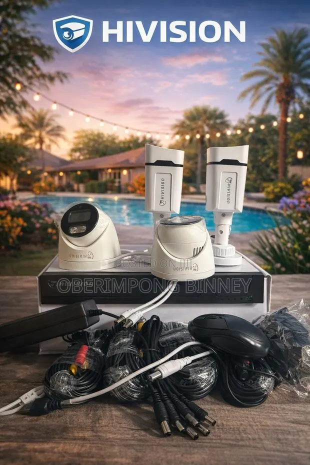 CCTV Kit 4 Channel 4 Channel 2mp Full Colored Camera · Photo 1