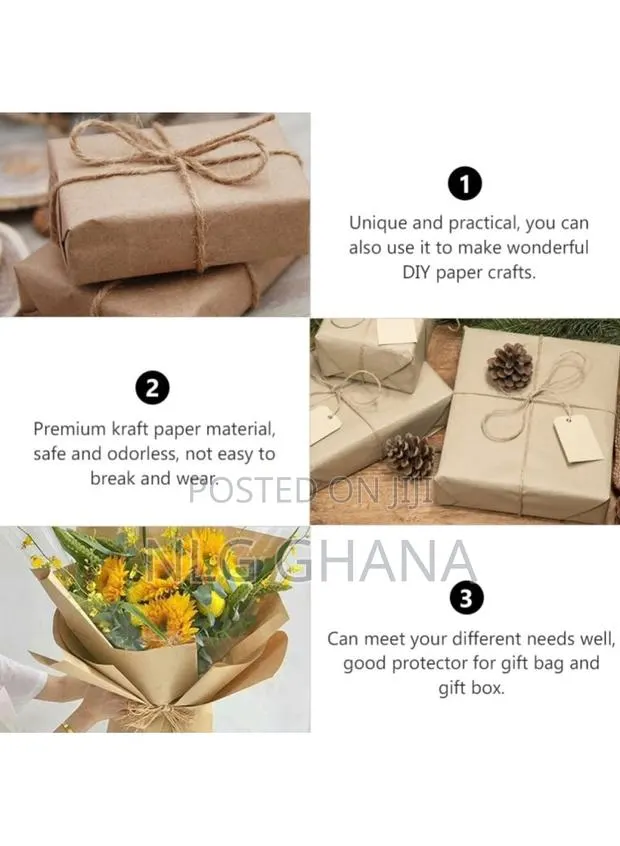 38cm/15" Width Kraft Paper Diy Gift Wrapping. Tvx29399 · Photo 1