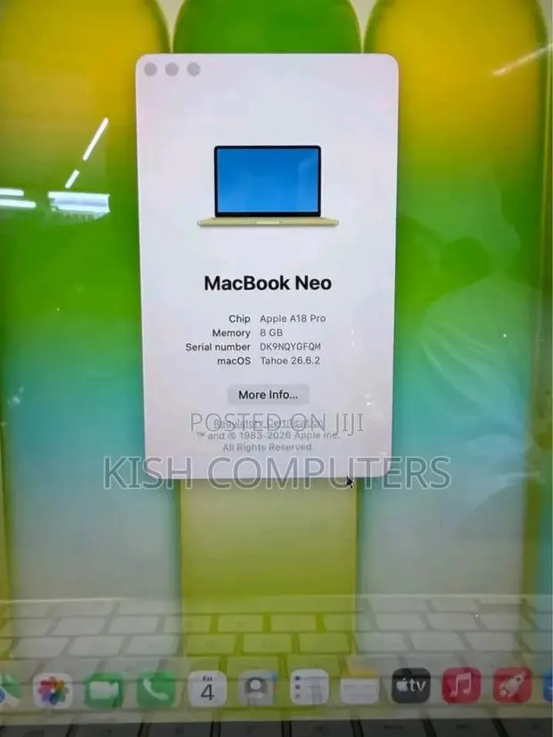 New Laptop Apple MacBook Neo 2026 8GB Apple M4 SSD 512GB · Photo 1