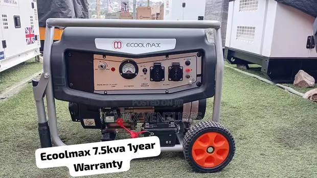 Ecoolmax 7.5kVA Silent Diesel Generator Available 7.5kva · Photo 1