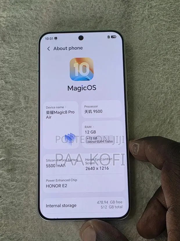 New Honor Magic8 Pro Air 512 GB · Photo 1