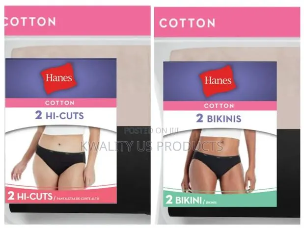 Hanes Women's P2 Cotton Panties - 2 Pack, S,M,L Sizes · Photo 1
