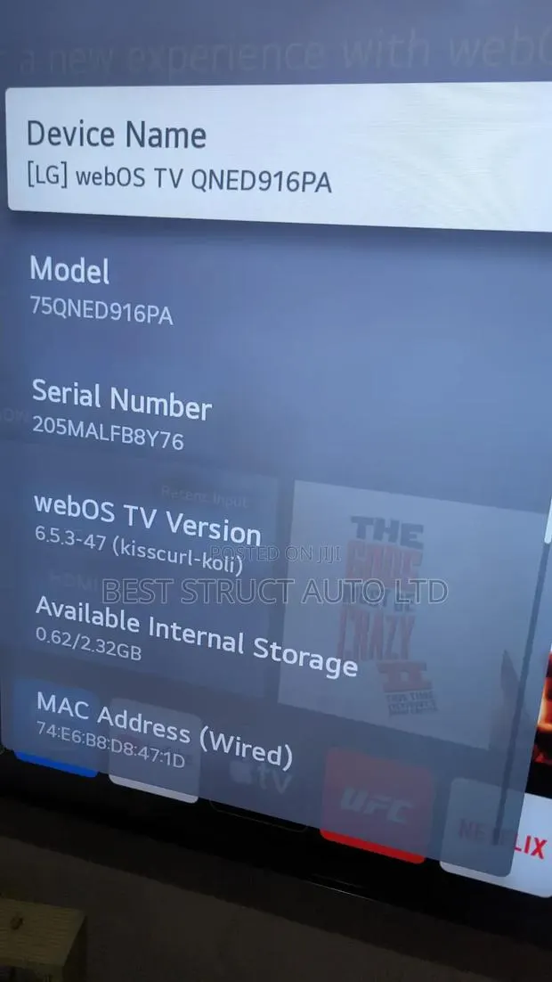 Slightly Used Lg Qned 75 Inches Smart · Photo 1