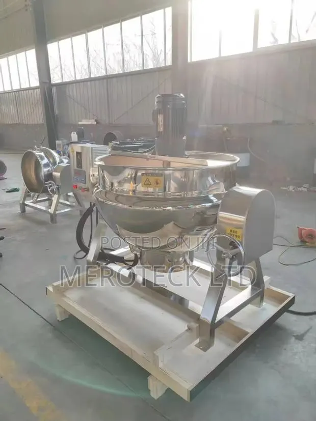 300l Industrial Electric Cooking Jack Kettle With Automatic Stirrer · Photo 4