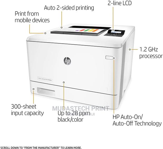Hp Color Laserjet M452 Duplex Printer · Photo 2