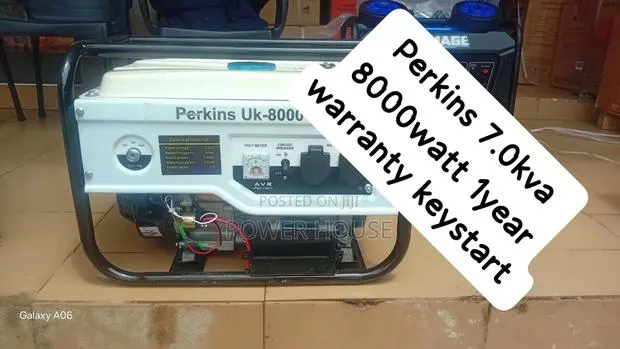 Keep the Lights on With the Perkins 7.0kva 8000w Power Generator · Photo 1