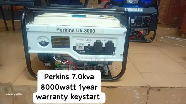 Invest in Reliable Power With the Perkins 7.0kva 8000w Generator · Photo 1