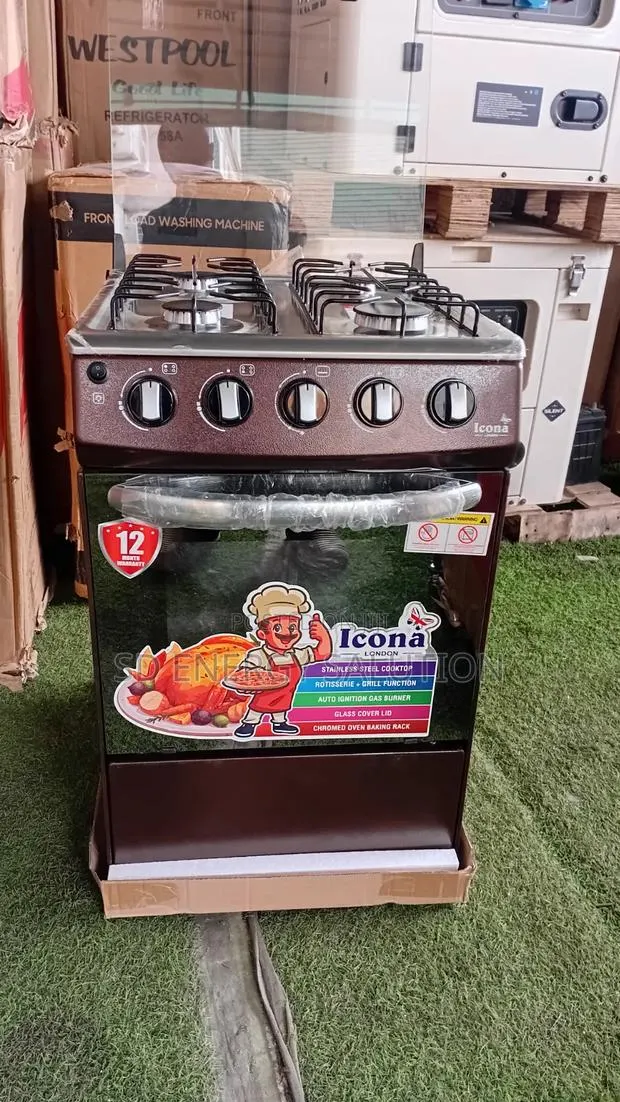Icona Gas Cooker – Efficient Heat With Strong Burner · Photo 1